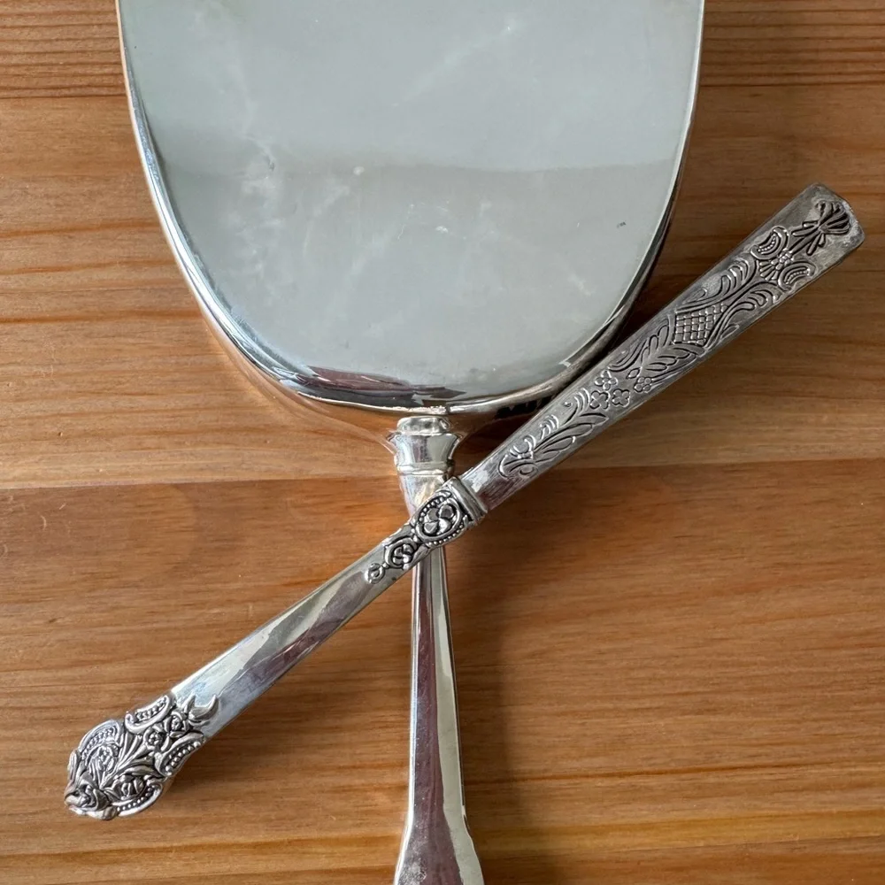 Godinger Baroque Silver Plated Server Set